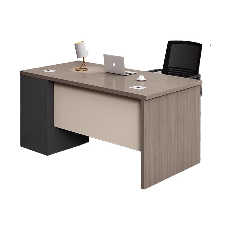 Escritorio simple y moderno de personal individual con gabinete lateral supervisor escritorio de escritorio de escritorio de escritorio de mesa de escritorio mayorista