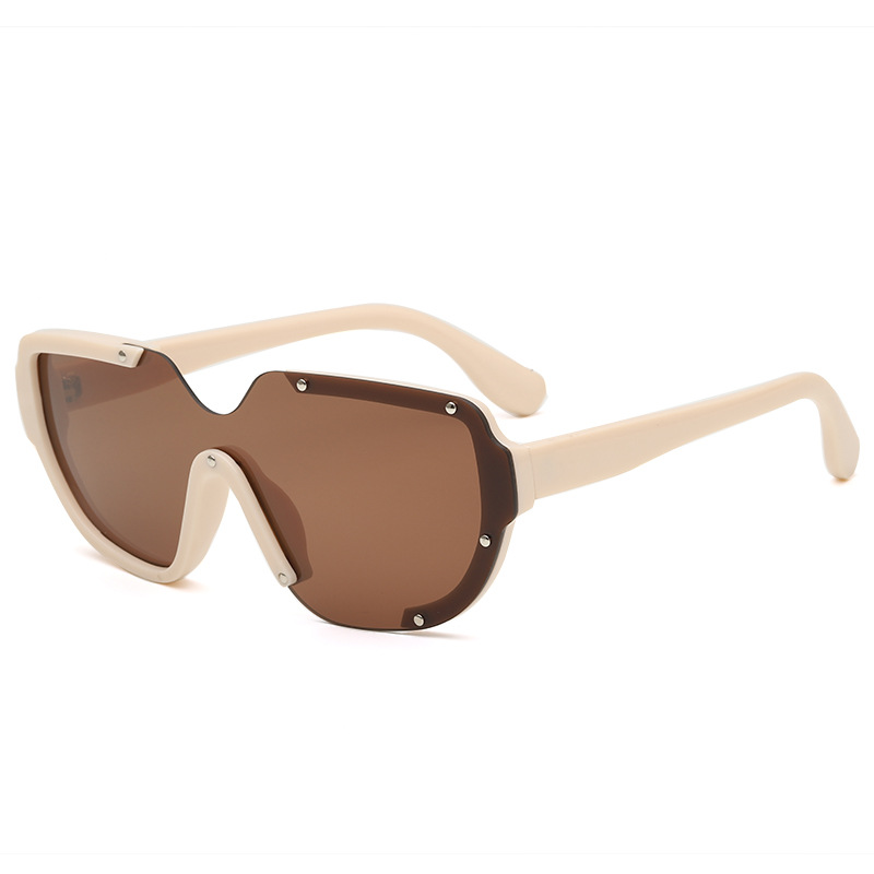 Two-side Rivet One PC piece UV-proof sunglasses wholesale sunglasses personalized sunglasses female glasses male