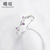 Cute one size ring, silver 925 sample, Korean style, simple and elegant design