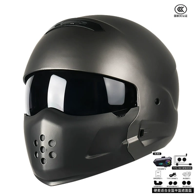 pedal half helmet – Motosiklet dəbilqələri - m-titanium-crystal-gray-cbluetooth-more-cost-effective