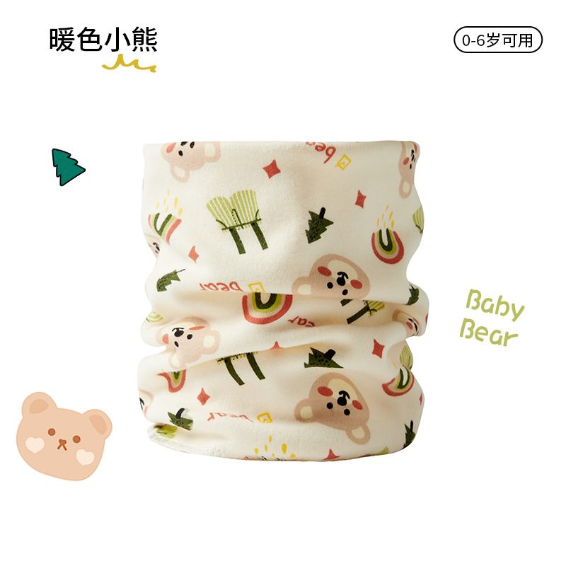 Children's scarf, with little bears