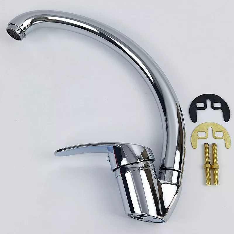 Grifo Mezclador de Cocina de Aleación de Aluminio, Agua Fría y Caliente, Monomando