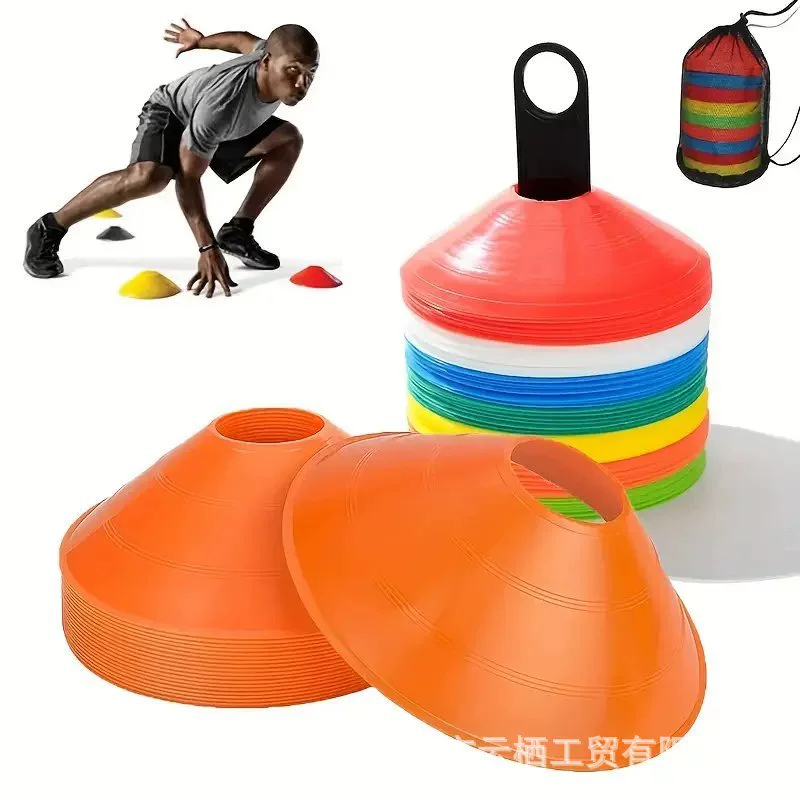 Футбольный тренировочный диск с логотипом 18 г, конус с логотипом, оборудование для тренировок по футболу, круглый конусный диск