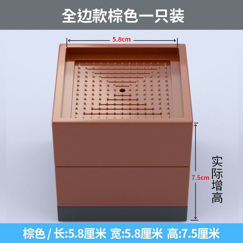 家具椅子の足パッド、ソファ、コーヒーテーブル、ベッドの足の高さを上げるベース、テーブル脚、耐摩耗性家具の高さを上げるブロック|undefined
