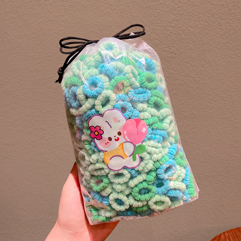 El anillo de toalla para niñas no lastima el cabello cuerda para el cabello banda de goma elástica bebé lazo para el cabello anillo de toalla accesorios para el cabello para niños