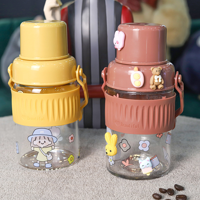 High Borosilicate Portable Pot Glass Cup Mocha Cup Simple Portable Cute Milk Cup Large Capacity Coffee Cup New Style High Borosilicate Portable Pot Glass Cup Mocha Cup Simple Portable Cute Milk Cup Large Capacity Coffee Cup New Style