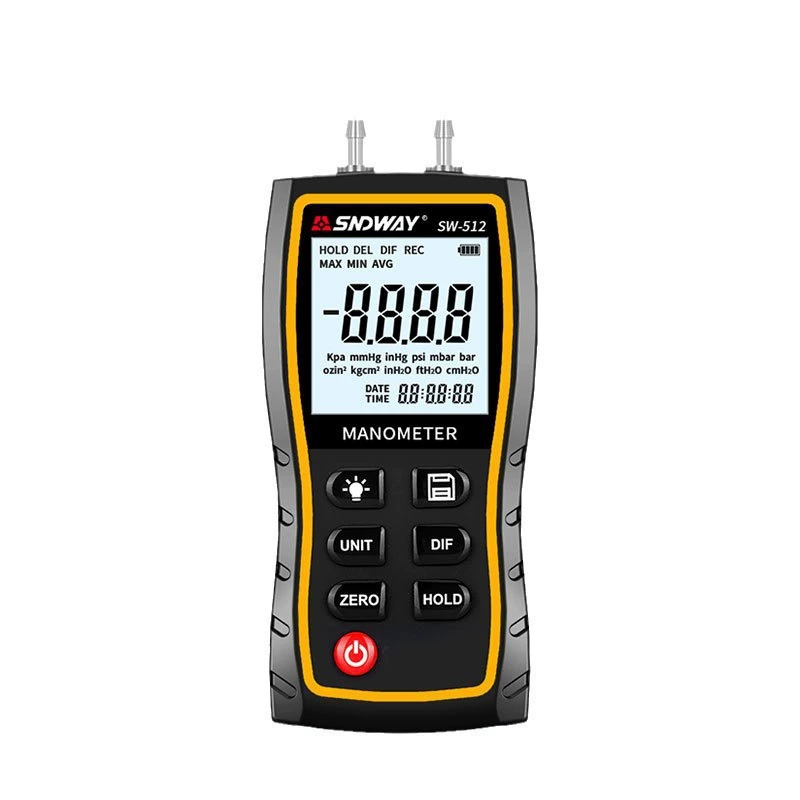 SNDWAY/SNDWAY цифровой измеритель перепада давления SW-512B/512C высокоточный манометр микродавления перепада давления