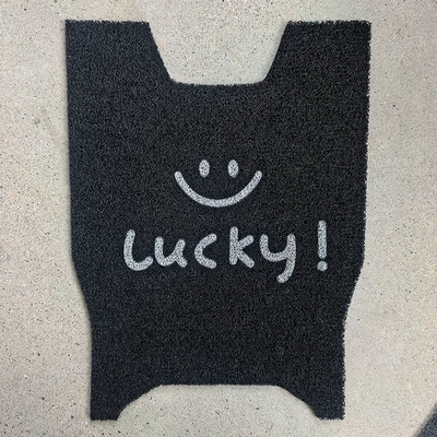 First Drive Y395C Foot Mat Pvc Wire Loop Electric Scooter Y370C Foot Pedal Mat Pedal Leather Mat Accessories (Electric vehicle foot mat) - smiley-face-first-drive-y370cy395c
