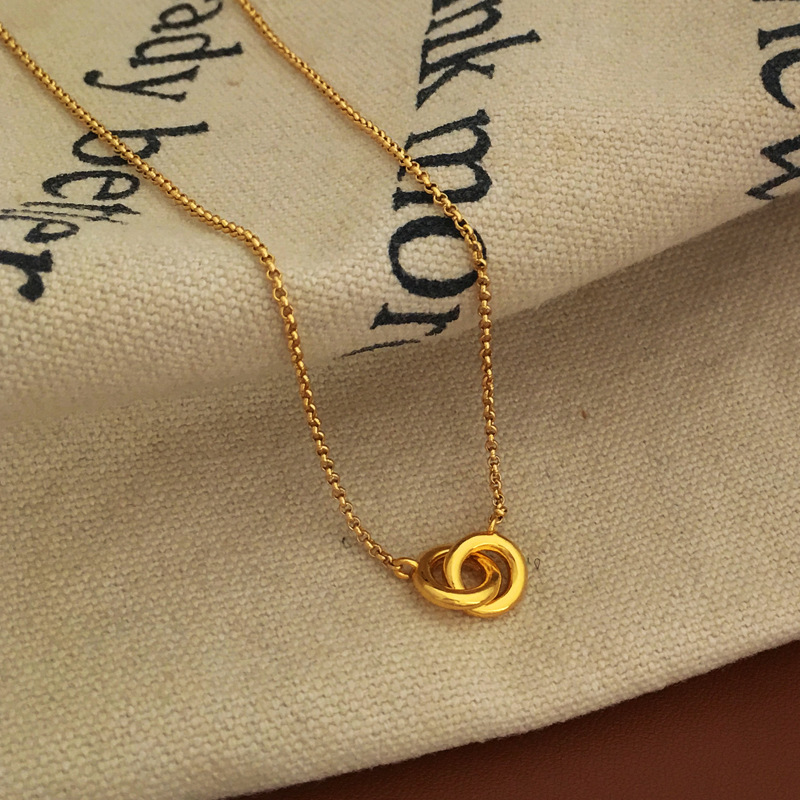 Simple Style Geometric Copper Necklace Plating Copper Necklaces