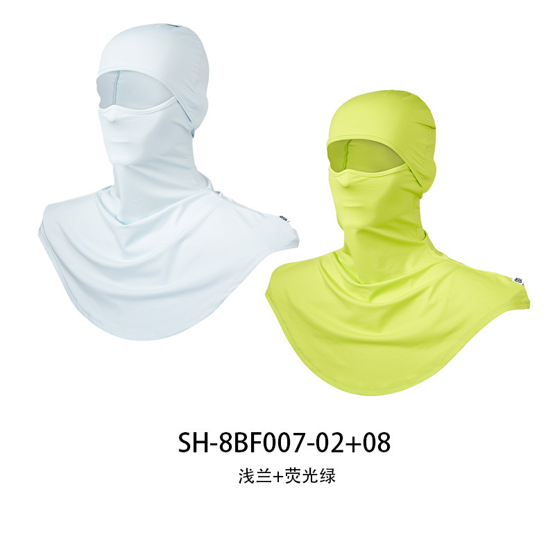 Secado al sol musgo chal cabeza cubierta cara completa transpirable verano trabajo al aire libre pesca pescado motocicleta montar a prueba de sol cubierta de la cabeza