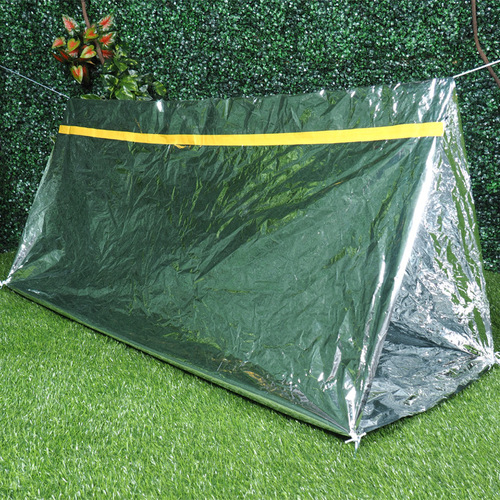 Outdoor first aid tent emergency rescue tent portable orange thermal blanket insulated PE sleeping bag tent cross-border wholesale