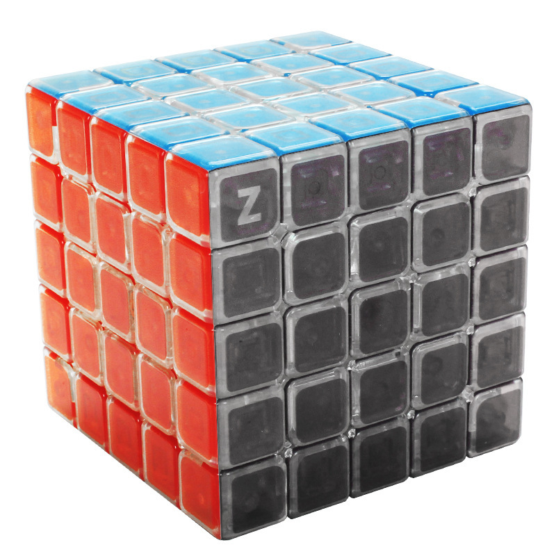 zcube 透明ルービックキューブ 光沢のある 3 段階スムーズセット 1、2、4、5 段階ピラミッド パズルおもちゃのフルセット|undefined