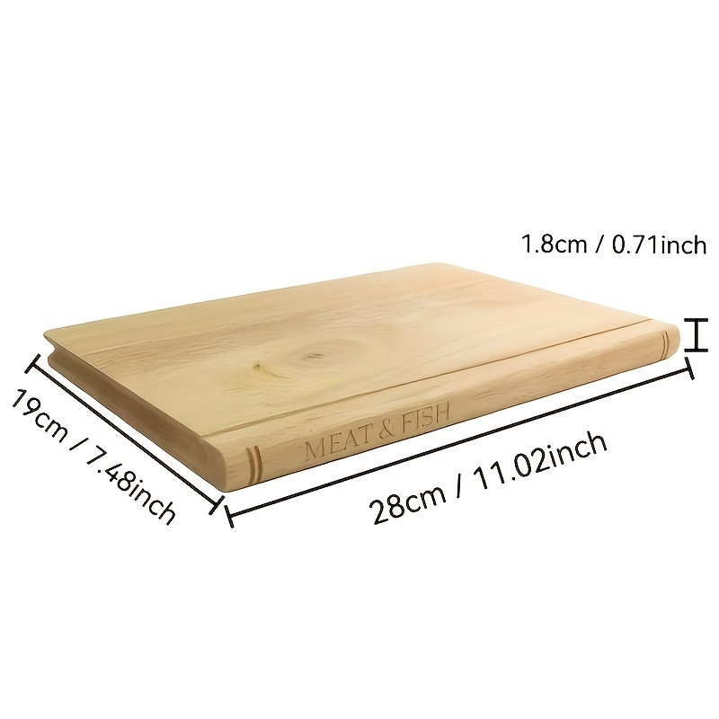 Cocina transfronteriza cortando tablas de cortar tablas de cortar tablas de cortar tablas de cortar tablas de cortar Acacia tablas de cortar libros de tablas de cortar tablas de cortar madera en forma de libro tablas de cortar madera maciza personalizadas image 8