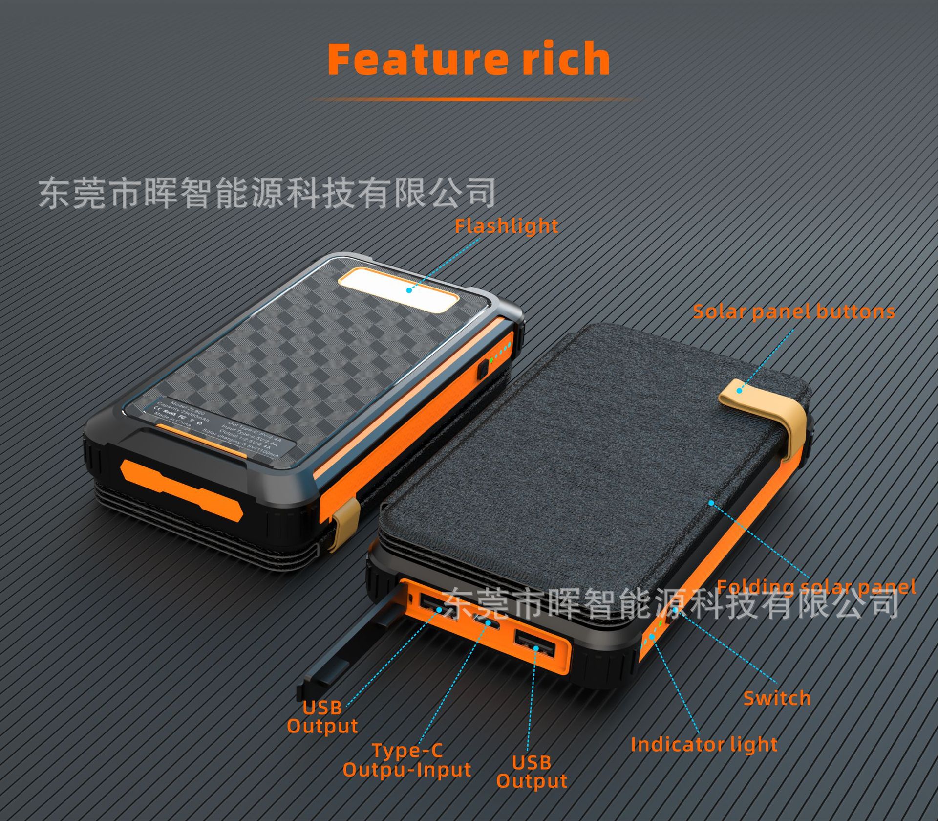 私模900折叠太阳能1+3