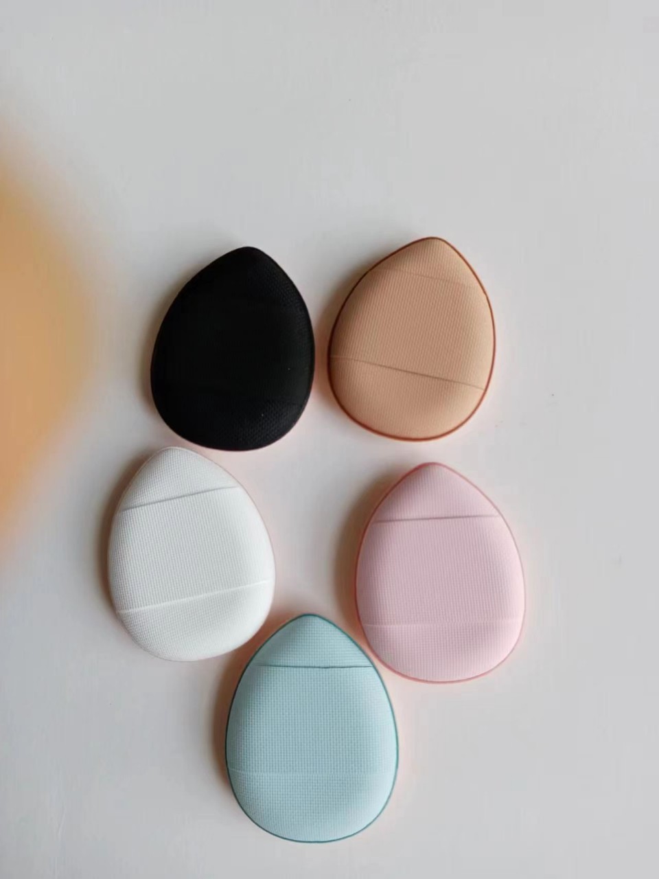 Thumb Puff mini Air Cushion Puff mini Concealer Puff Finger Pointed Water Drops Dry and Wet Dual Use Puff