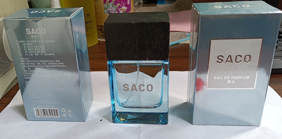 SACO perfume para toda la vida perfume masculino del mismo nombre perfumes duraderos fragancias frescas estudiantes fragancias de madera natural