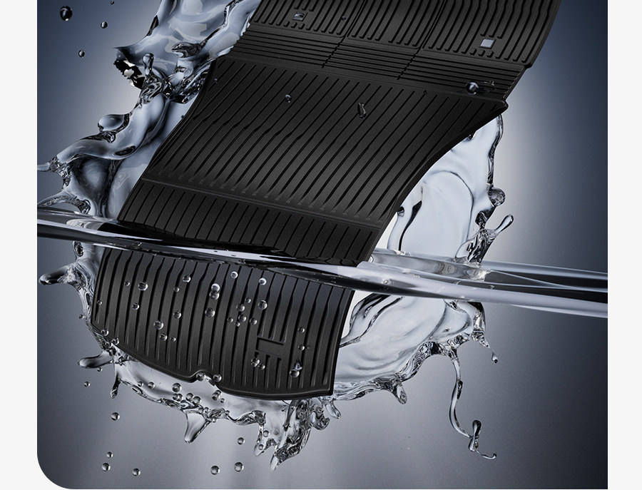 Suitable for Tesla's New Version of Model Y/3, Trunk Backrest Integrated Mat, Front and Rear Trunk Mats, Full Surround Tail Mat