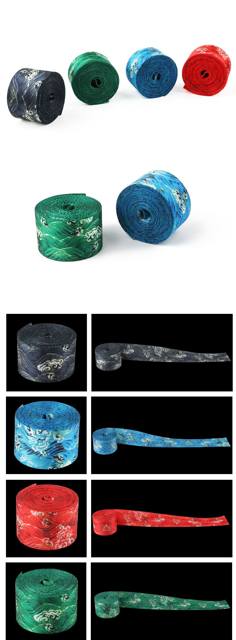 JDM and wind wave car modified car seat belt color change nylon belt woven 4.8cm insurance belt cross-border supplies