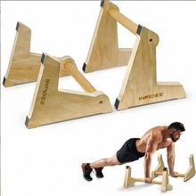 跨境木制俯卧撑支架室内便携式健身臂力拉力器器械防滑体操训练