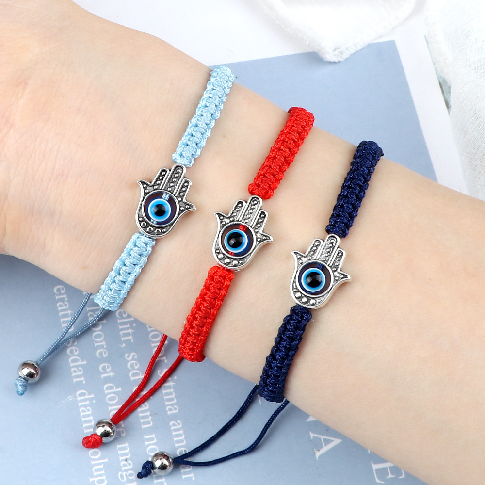 Lucky Evil Eye Red String Bracelet Protection Jewelry Adjustable_voghion.com