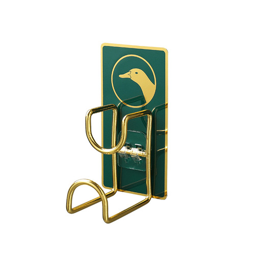Hole-free bathroom washbasin rack wall-mounted basin storage rack bathroom strong adhesive hook kitchen wall storage rack
