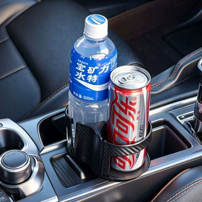 Yac Car Cup Holder Expansion Divider Car Cup Holder Limiter Car Beverage Holder Storage and Fixing Base