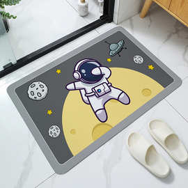 浴室吸水地垫进门入户防滑门垫简约现代卫生间厕所门厅垫子定制