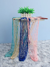 地中海洋风渔网墙面装饰挂件ins网格照片墙幼儿园楼梯环创儿童房