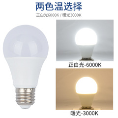 led燈泡家用節能超亮E27螺口白光B22卡口老式廠房超市大功率燈泡