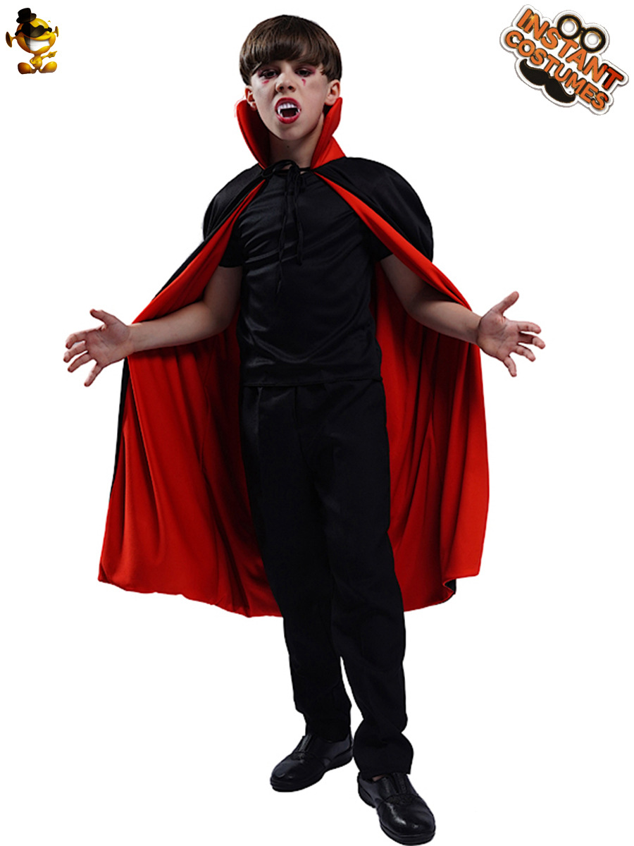 Cruz-frontera niño vampiro chal Halloween Cosplay traje de la mascarada etapa traje de rendimiento traje