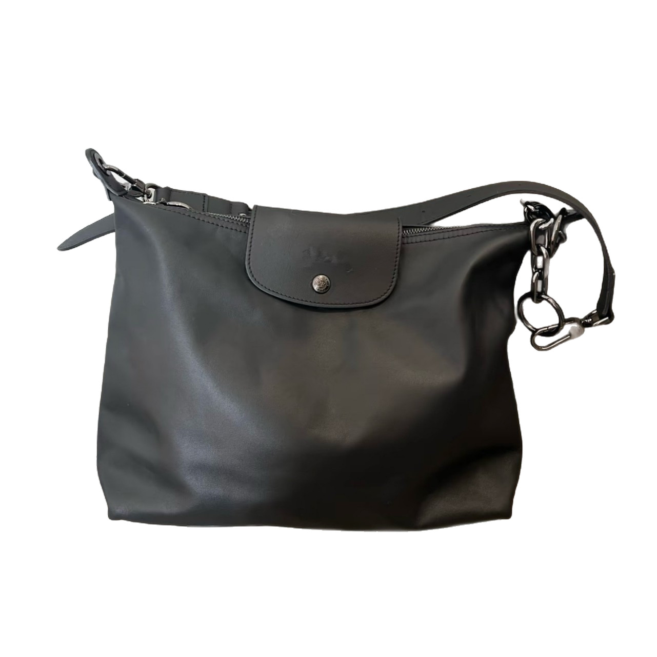 Longjia New Hobo Cowhide Underarm Bag For Women Large Capacity Commuter Tote Soft Leather Handbag Shoulder Crossbody Bag - Thumbnail 5