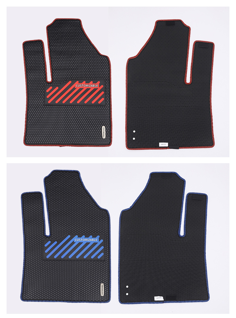 PVC honeycomb floor mats, full-coverage honeycomb PVC car floor mats, breathable car floor mats, waterproof full-car floor mats