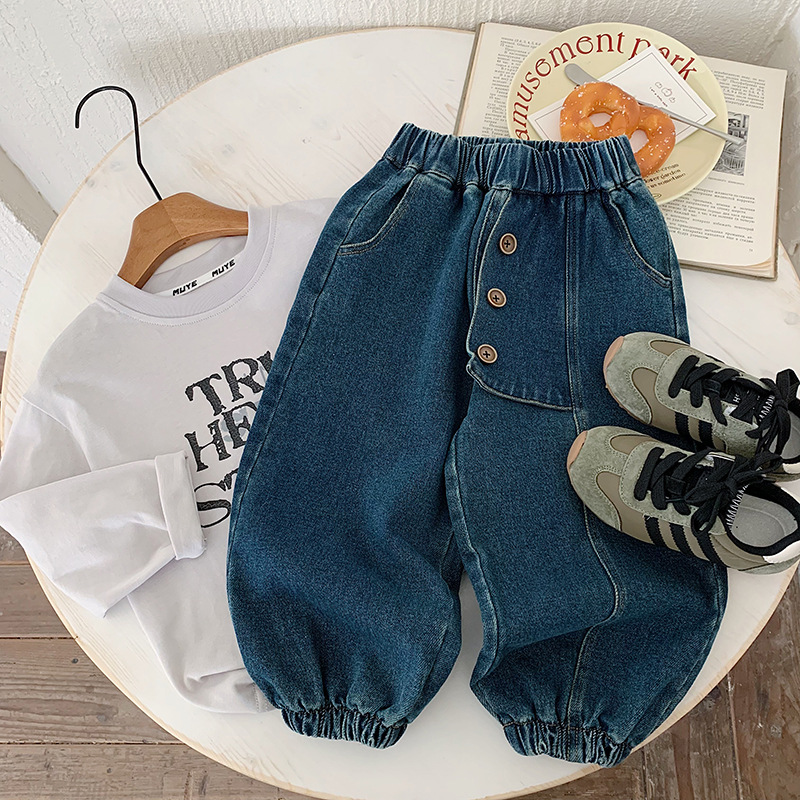 Children's spring fashionable jeans