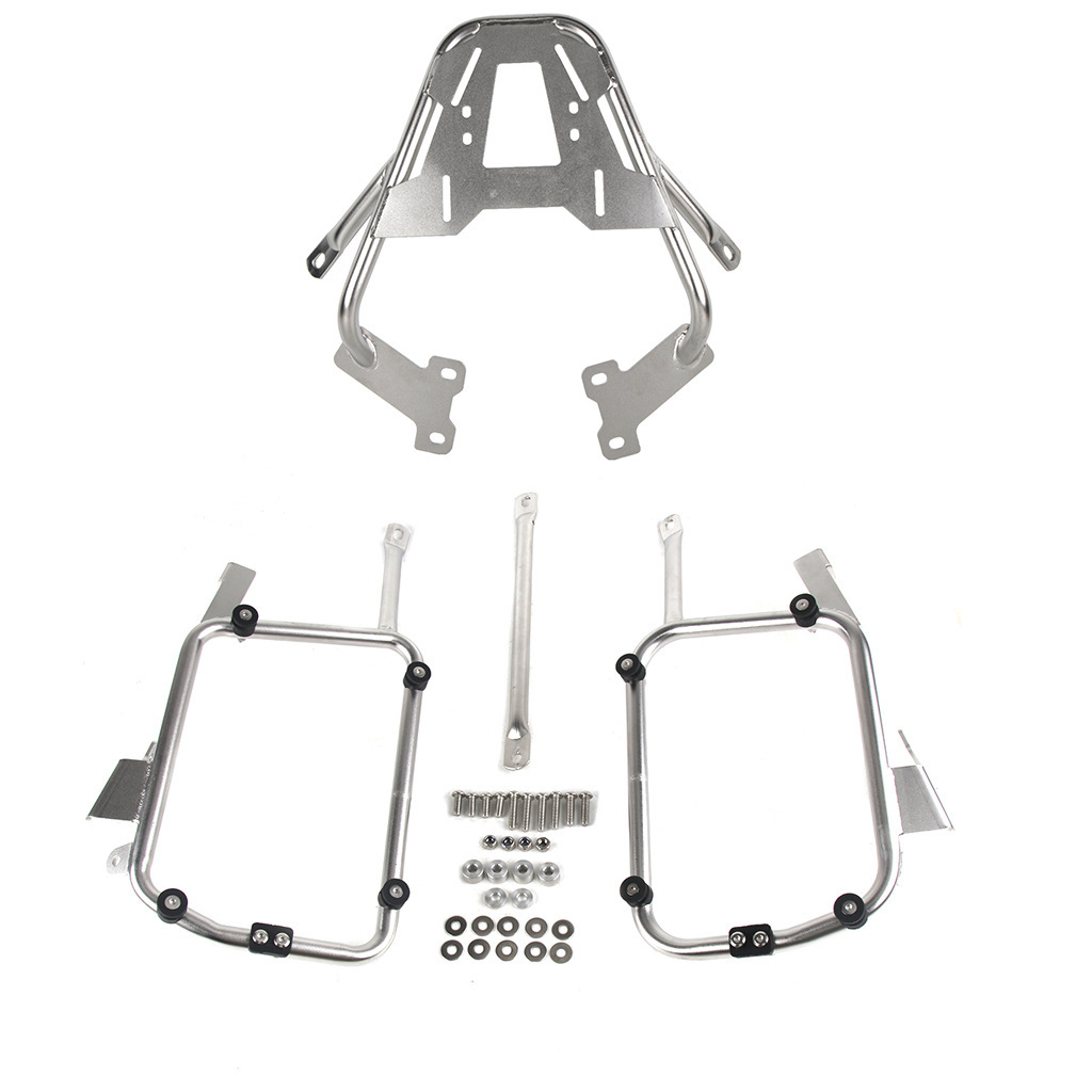 Suitable for non-destructive installation of 19-year-old Honda CB500X motorcycle side box tail box rack quick-release 304 stainless steel side rack