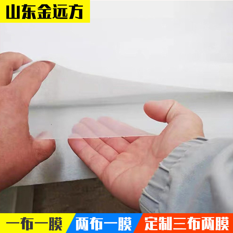 Geomembrana compuesta impermeable hdpe dos tejidos y una película zanja río lago artificial vertedero auspicioso geomembrana