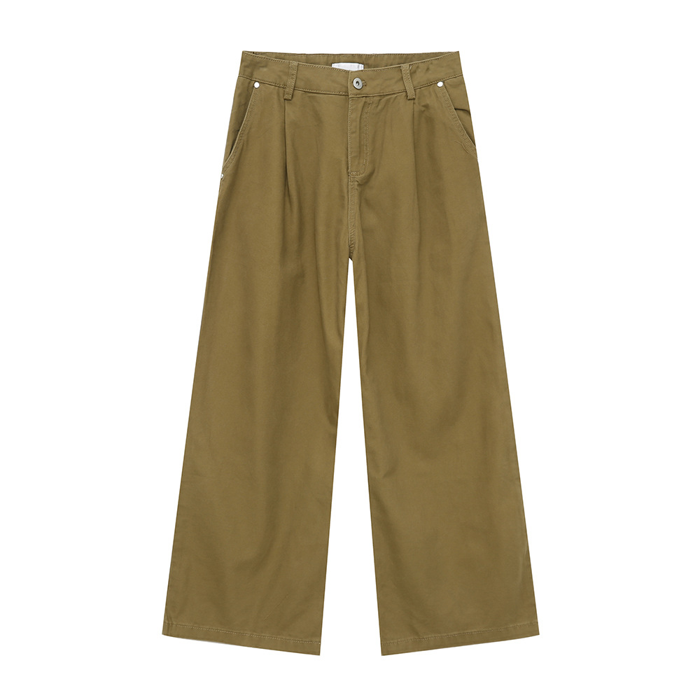 MTLCLOTHES Hombres| 2024 otoño nuevos productos de bolsillo japonés retro color contrastante chaqueta de trabajo conjunto de moda