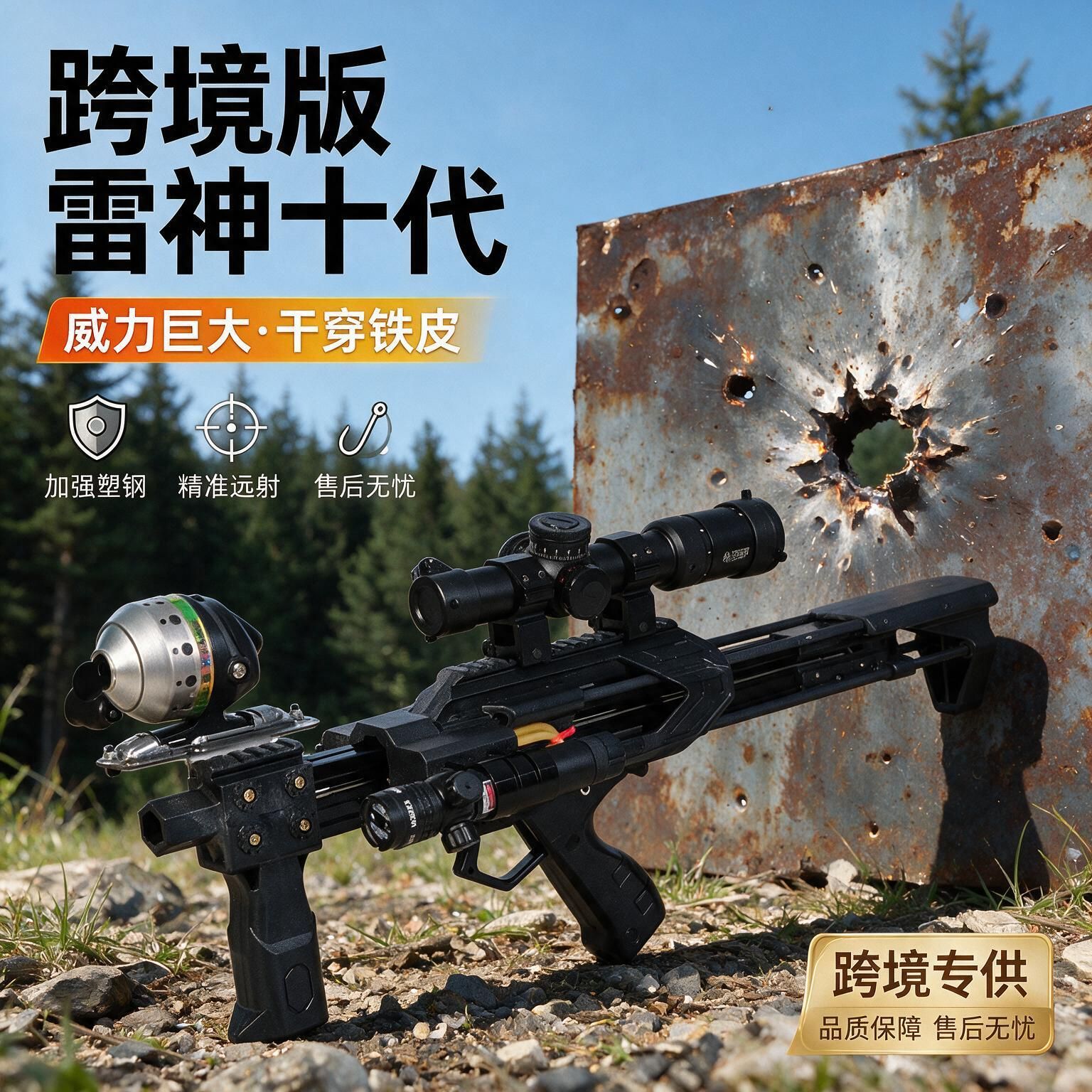 Cross-border version of Thor compound hunting bow, wholesale steel ball and arrow dual-use adult pulley bow, high-precision laser aiming slingshot
