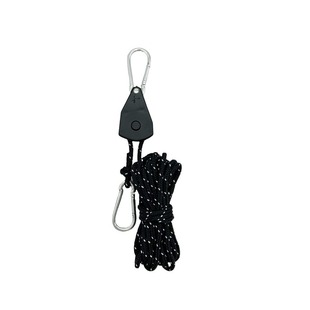 Reflective Wind Rope Thick Canopy Paracord Metal Adjustable Pulley Lock Outdoor Pulley Adjuster Tent Holder
