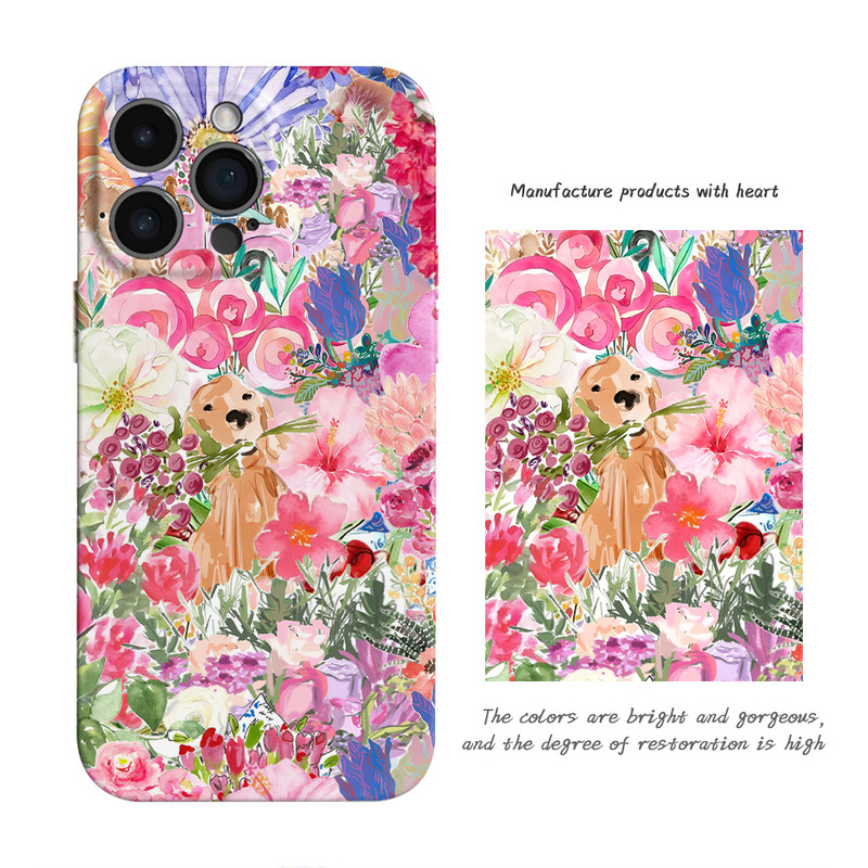 Low-Cost Sales of Street Vendor Products, Oil Painting Style Floral Puppy Phone Cases, Wholesale Iphone17Promax Cases Low-Cost Sales of Street Vendor Products, Oil Painting Style Floral Puppy Phone Cases, Wholesale Iphone17Promax Cases