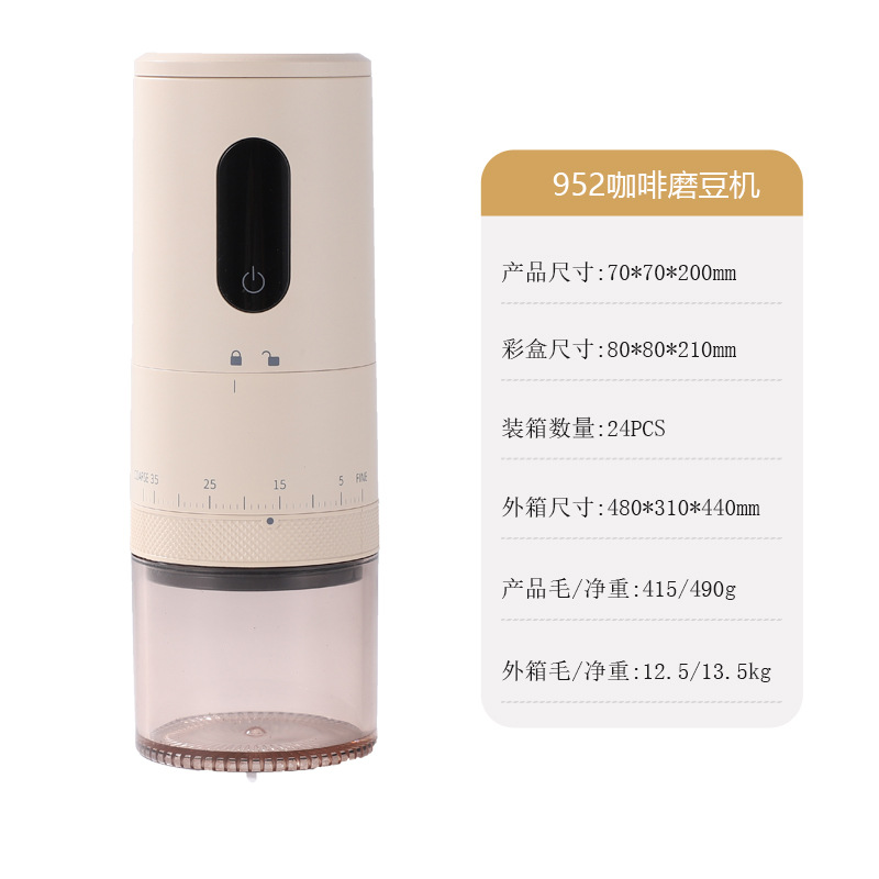 Molino Eléctrico Portátil para Café