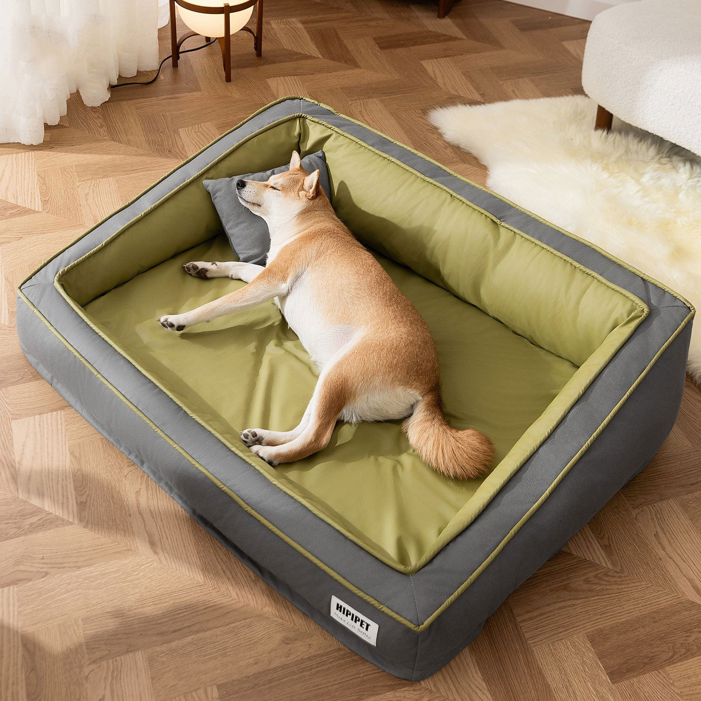 Otoño y invierno nuevo tipo desmontable perro grande gato gato mascota nido almohada protector de cuello perro de cabello dorado sofá impermeable