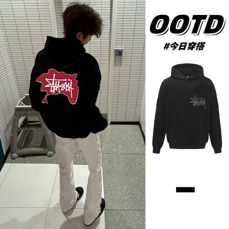 Pure Cotton Autumn and Winter Korean Style Loose Hooded Sweatshirts for Men and Women, Couples, Teenagers, Velvet Thickeneded Tops, Jackets and Hoodies Pure Cotton Autumn and Winter Korean Style Loose Hooded Sweatshirts for Men and Women, Couples, Teenagers, Velvet Thickeneded Tops, Jackets and Hoodies