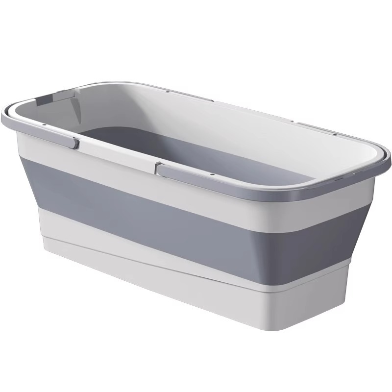 Foldable Mop Bucket Rectangular Mop Bucket Flat Mop Squeeze Bucket Single Bucket Draining Basin Car Wash Floor Cleaning Foldable Mop Bucket Rectangular Mop Bucket Flat Mop Squeeze Bucket Single Bucket Draining Basin Car Wash Floor Cleaning