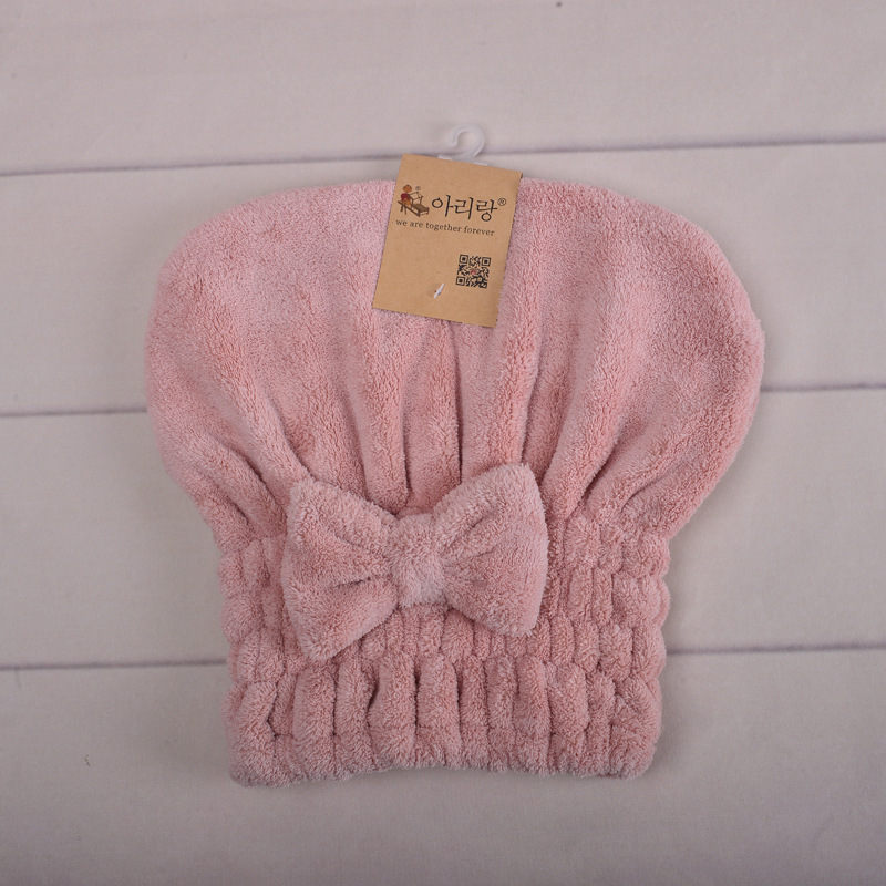 Absorberende badehætte af koralfleece til kvinder og gravide_voghion.com