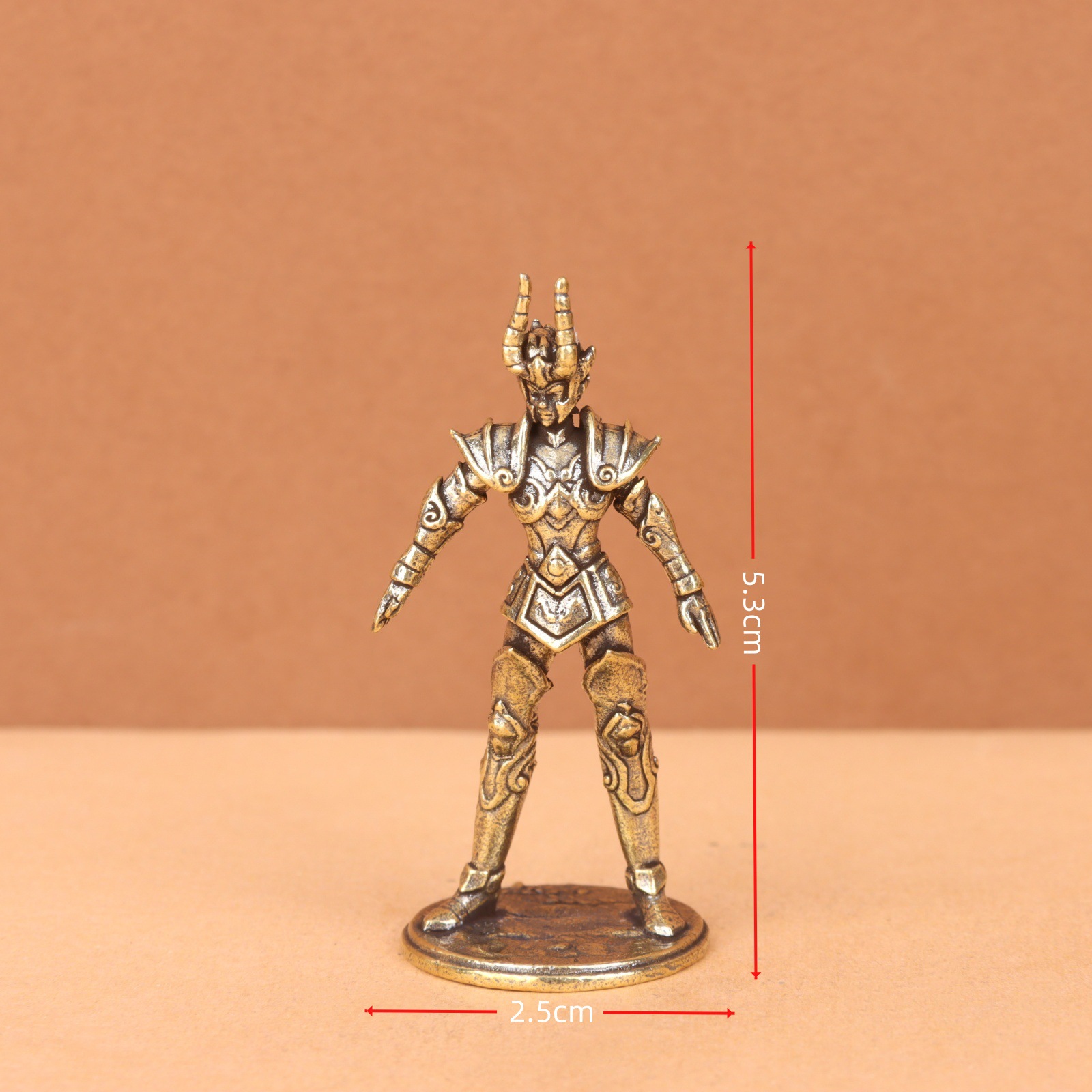 Ventas transfronterizas de bronce doce constelaciones de guardianes adornamientos Star Yao modelo de dibujos animados decoración de escritorio adornamientos de cobre