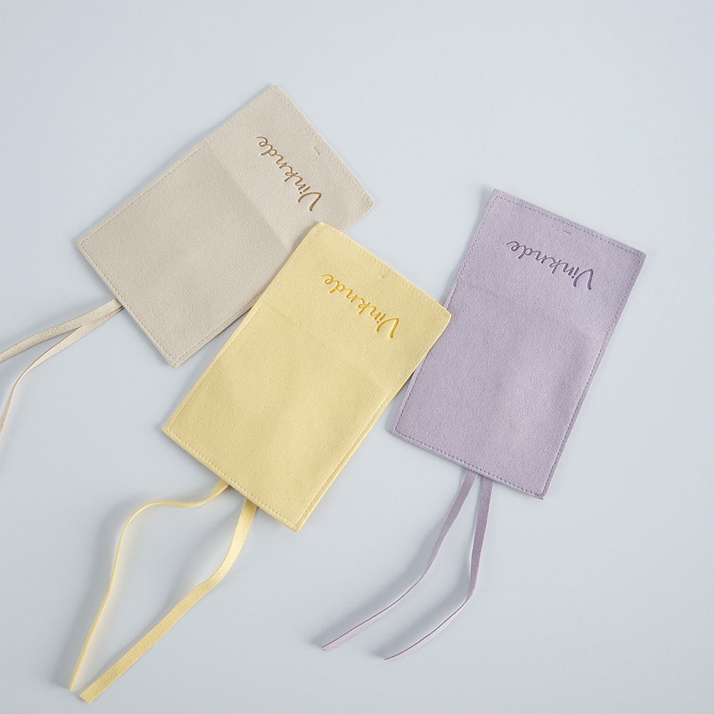 1 Piece Cloth Simple Style Daily Solid Color Jewelry Packaging Bags display picture 11