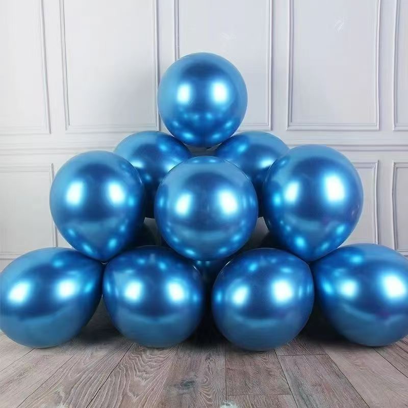 1.8 g de globo de color metálico al por mayor de 10 pulgadas para la fiesta de cumpleaños de la casa de bodas para niños con globo cromado brillante image 9