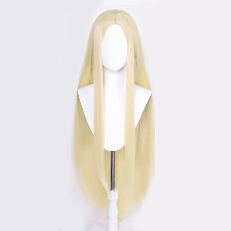 万能コスプレウィッグ、ミドルパートロングストレートヘア100cm、単色ヘアカバー、女装専用スタイリング、リアルウィッグセット卸売|undefined