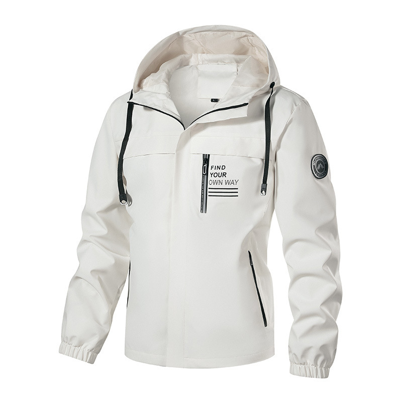 Primavera y otoño transfronterizos chaqueta de otoño hombre ropa deportiva al aire libre vestir de asalto chaqueta con capuzas casuales chaqueta de tamaño grande para hombres comercio exterior