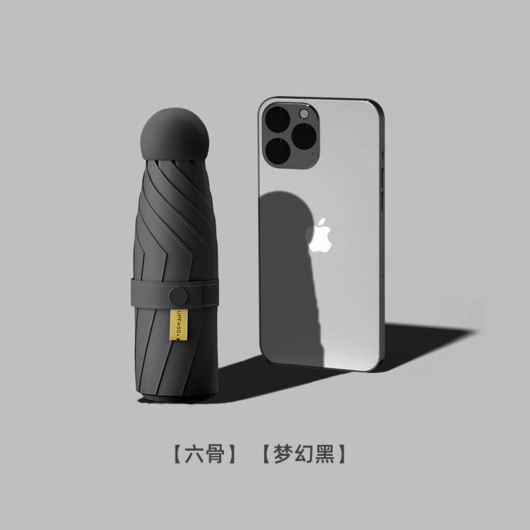 50% de descuento en mini cápsula portátil paraguas solar protección UV paraguas solar regalo publicidad paraguas lote